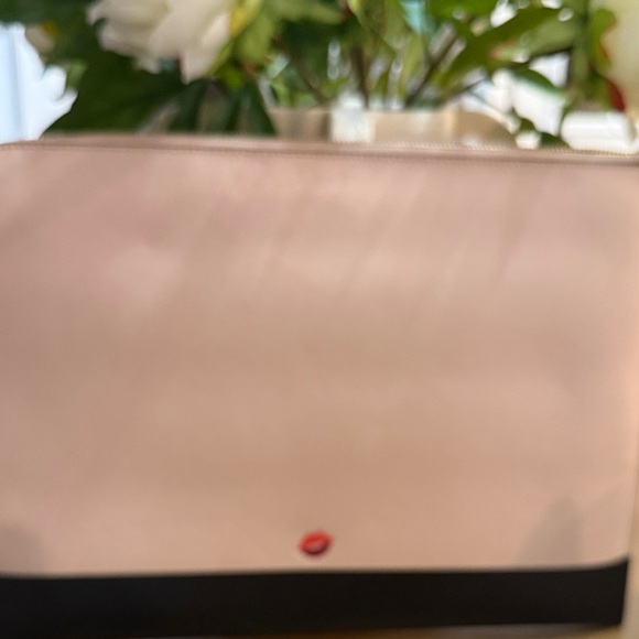 Kate Spade Pink and Black Minnie Mouse Clutch - Picture 3 of 3